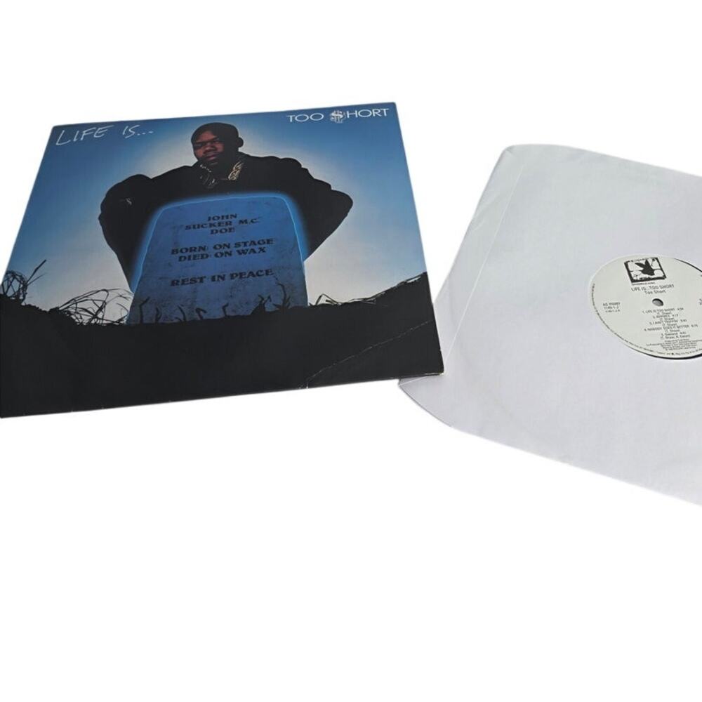 Too Short Life Is... Vinyl Record LP Jive 1990 Hip Hop Rap